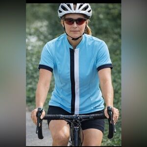 SHEBEEST WOMENS SMALL HALF ZIP CYCLING JERSEY